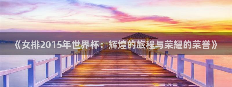 世界杯今日赛程直播：《女排2015年世界杯：辉煌的旅程与荣耀的荣誉》